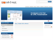 Tablet Screenshot of cab2nest.com